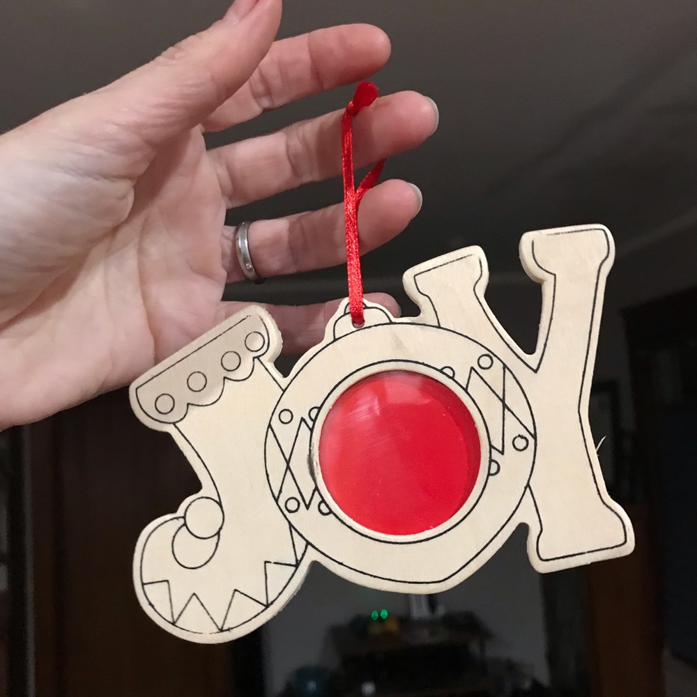 Photo-Frame Joy ornament New